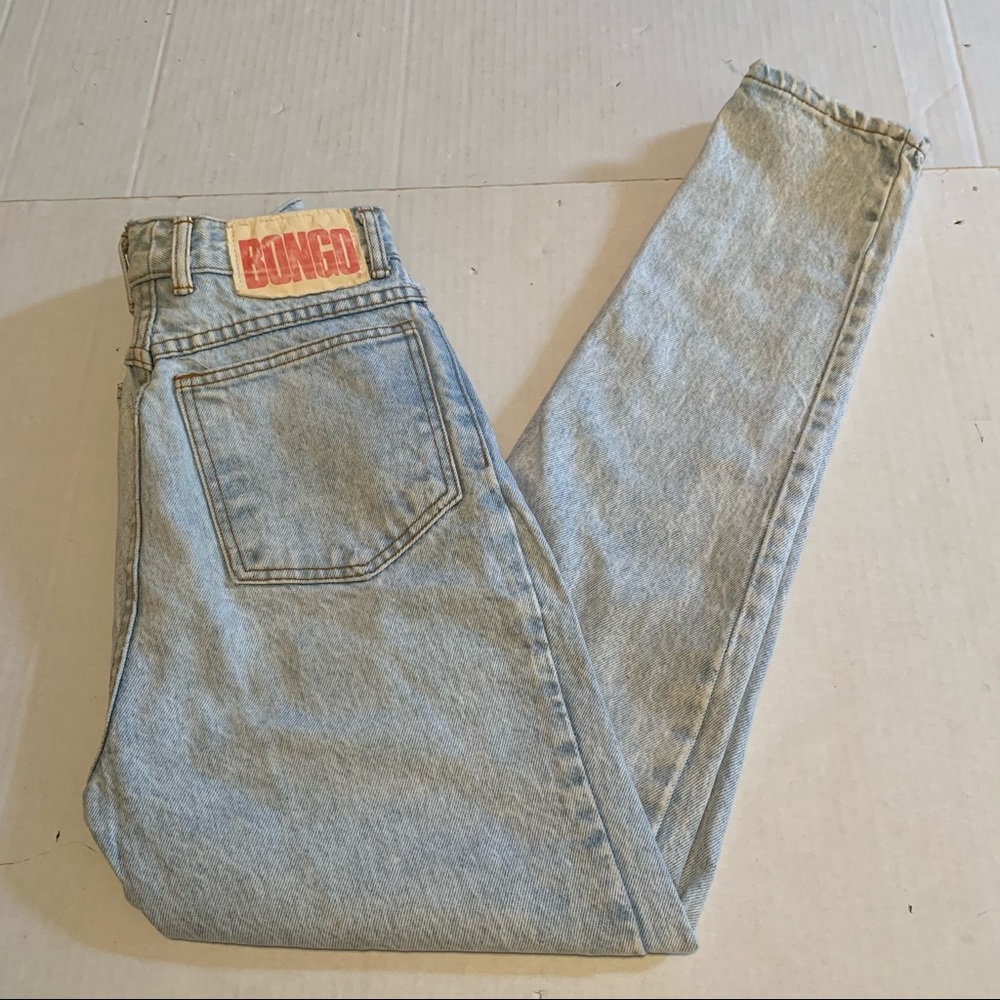 Y2K 90s BONGO High Rise Mom Jeans Tapered Leg 26